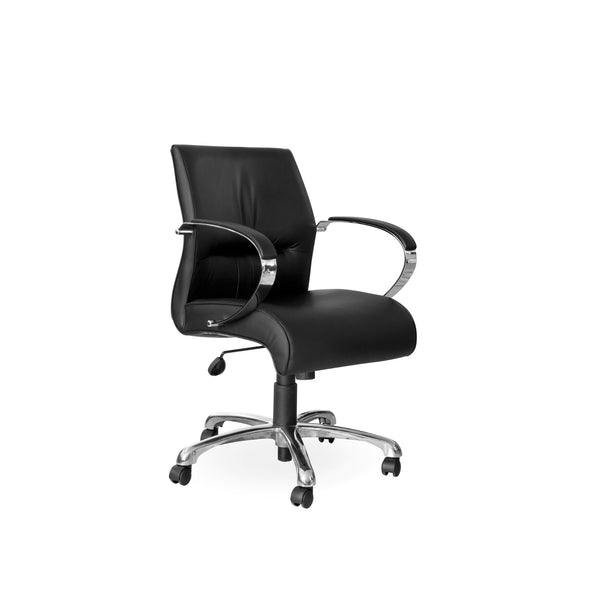 Hedcor Salvador Chrome office chair mid back 